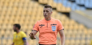 Schiedsrichtergespann für Džekos Abschiedsspiel gegen Schweden Foto: fcdynamo.com
